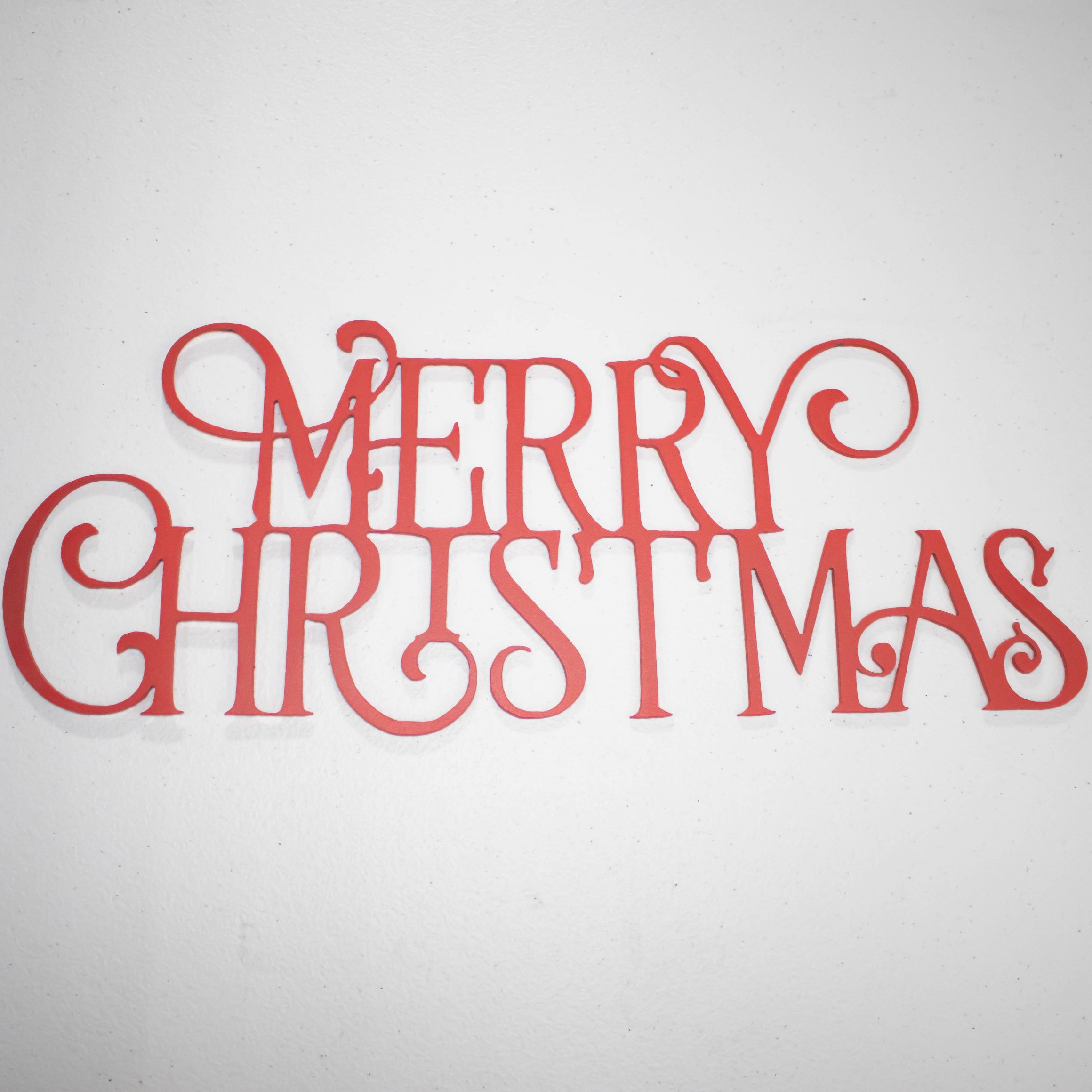 Merry Christmas Sign - JNC Industries